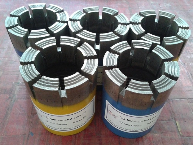 Bq Nq Hq Pq Impregnated Diamond Core Drill Bits for Wireline