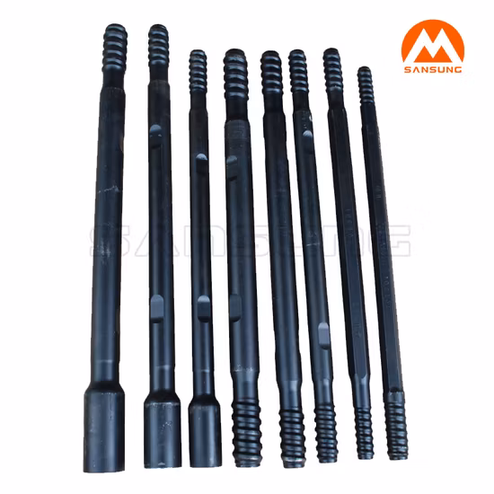 Hex Round Epiroc Atlas Copco Top Hammer Down The Hole Rock Drilling Conique Intergral Extension filetée mm Mf Speed ​​Drill Rod à vendre