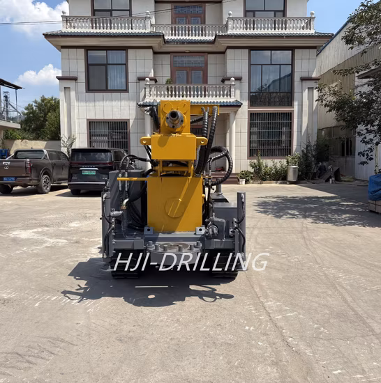 200m/300m/400m/600m équipement de chenille Mobile hydraulique Portable forage Machine de forage d'eau plate-forme de forage de puits d'eau profonde